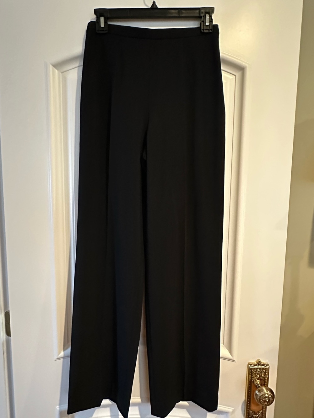 MaxMara Black Wool/Elastane Lightweight Trousers Size 4